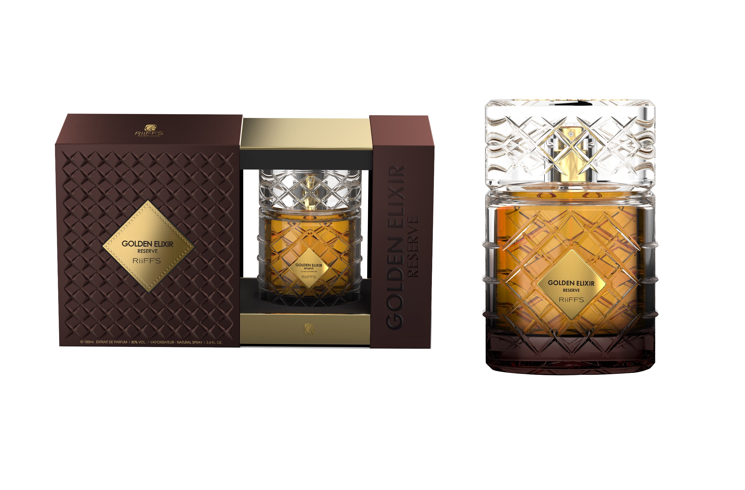 RIIFFS - Riiffs – Golden Elixir Reserve 100ml (EXTRAIT DE PARFUM) - Image 3